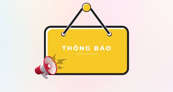 THÔNG BÁO