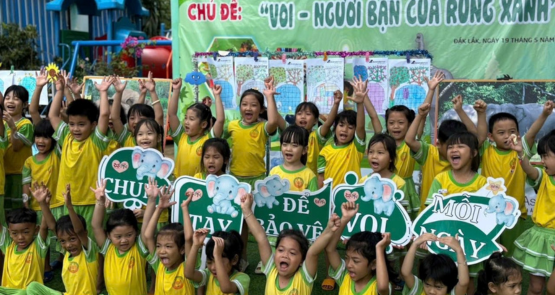 “VOI - NGƯỜI BẠN CỦA RỪNG XANH” – CHƯƠNG TRÌNH GIÁO DỤC DI SẢN THÚ VỊ DÀNH CHO HỌC SINH MẦM NON