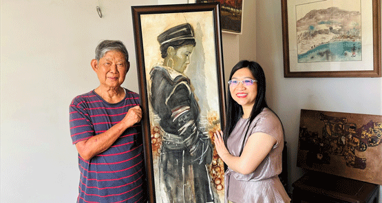 HỌA SĨ LÝ KHẮC NHU VÀ NHỮNG MÓN QUÀ VĂN HÓA VÔ GIÁ GỬI TẶNG LẠI VÙNG ĐẤT TÂY NGUYÊN