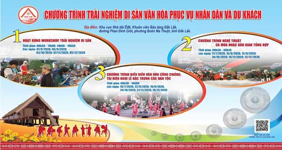 CHƯƠNG TRÌNH TRẢI NGHIỆM DI SẢN VĂN HÓA PHỤC VỤ NHÂN DÂN VÀ DU KHÁCH