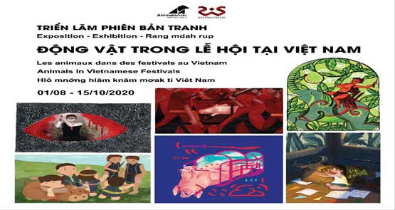 TRIỂN LÃM TRANH  “ĐỘNG VẬT TRONG LỄ HỘI TẠI VIỆT NAM”